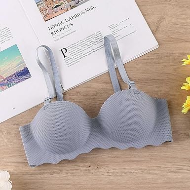 Women Sexy Breathable Plain Non-Wired Push Up Bras Girls Comfy