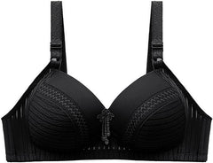 Women Full Coverage Push Up Wireless Bralette Seamless Stretchy Breathable & Cozy Support Bra