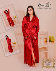 Body Girl 1-Pieces Long Gown Nightwear For Girls & Women