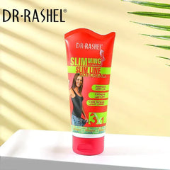 Dr.Rashel 3 in 1 Chili Slim Line Hot Cream with Seaweed Collagen & Chili Formula For Slim Fit - 150gms