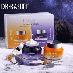 Dr.Rashel Vitamin C And Retinol Day & Night Cream - Day & Night - Pack Of 2