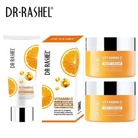 Dr.Rashel Vitamin C Series with Day & Night Cream - Pack of 4