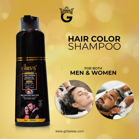 Chirs`s Professional Collagen Argan Oil Speedy Hair Color Shampoo - 200ml