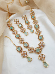 Fashion Jewellery Party Wear Set Stylish Design 3-Pieces Combo