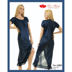 Two Hearts 1 Piece Silk Nightwear For Girls & Women